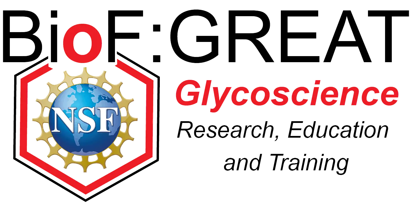 BioF:GREAT logo - UGA Glycoscience Research, Education and Training