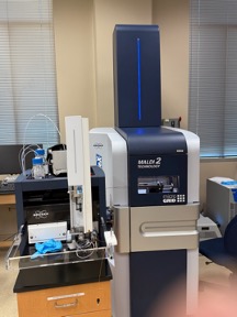 Bruker timsTOF fleX with MALDI-2 source and autosampler in the laboratory