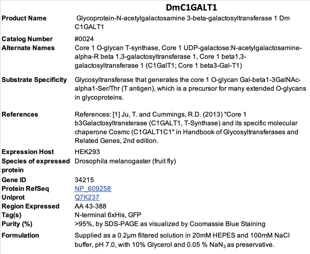 Product data sheet for DMC1GALT1