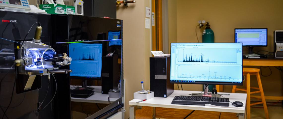 Laboratory automation equipment of the kind funded by the NSF biofoundry programme.